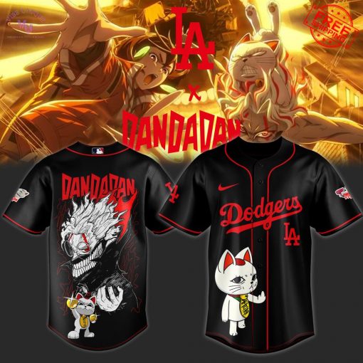LA Dodgers X Dandadan 2025 Limited Baseball Jersey