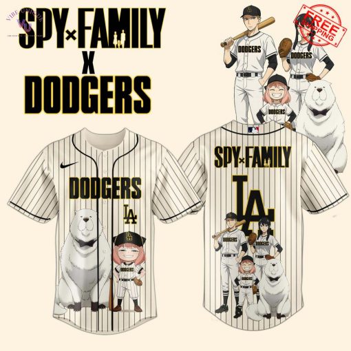 LA Dodgers x Spy x Family 2025 Limited Baseball Jersey