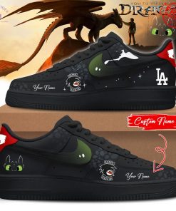 LA Dodgers x How To Train Your Dragon 2025 Custom Name Limited Air Force 1