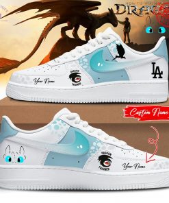 LA Dodgers x How To Train Your Dragon 2025 Custom Name Limited Air Force 1