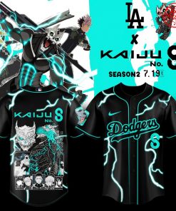 LA Dodgers x Kaiju No. 8 Season 2 Limited Baseball Jersey