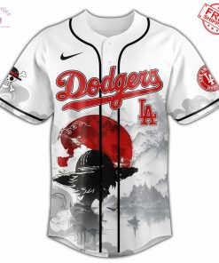 LA Dodgers x One Piece Peach Blossom 2025 Limited Baseball Jersey