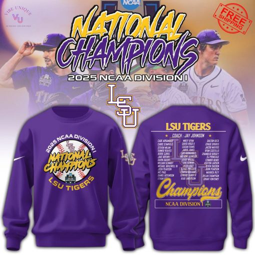 LSU Tigers 2025 NCAA Division National Champions Limited Merch Collection