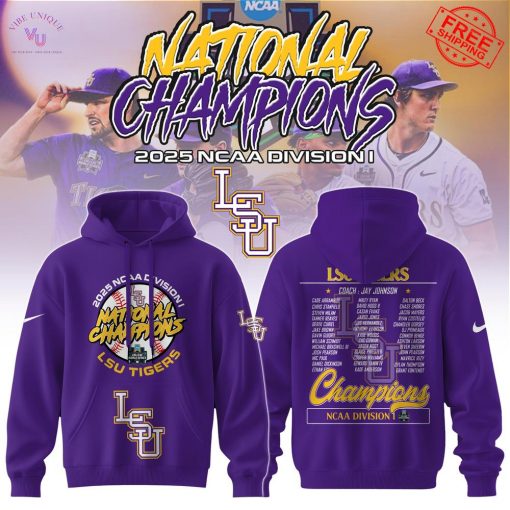 LSU Tigers 2025 NCAA Division National Champions Limited Merch Collection