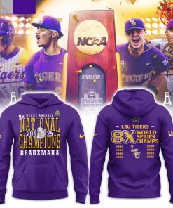 LSU Tigers 8X World Series Champions 2025 Limited Merch Collection