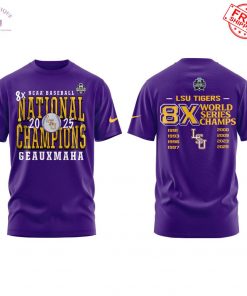 LSU Tigers 8X World Series Champions 2025 Limited Merch Collection 3