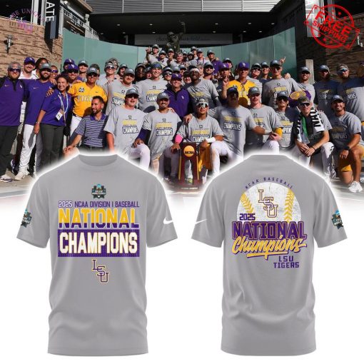 LSU Tigers Men’s College World Series 2025 Champions Limited Merch Collection