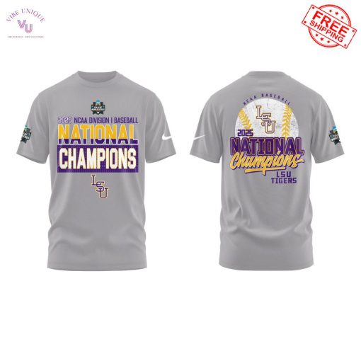 LSU Tigers Men’s College World Series 2025 Champions Limited Merch Collection