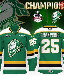 London Knights Memorial Cup Champions 2025 Limited Hockey Jersey