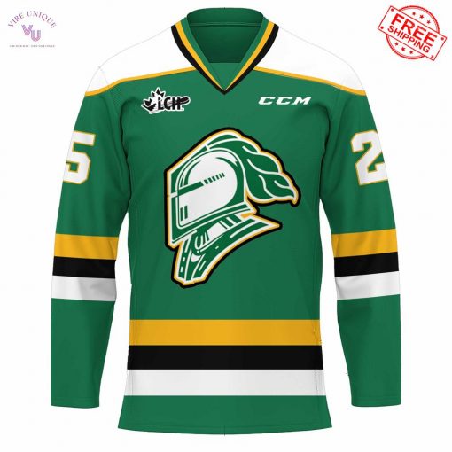 London Knights Memorial Cup Champions 2025 Limited Hockey Jersey
