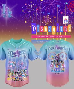 Los Angeles Dodgers Disneyland 70th Special Baseball Jersey