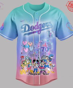 Los Angeles Dodgers Disneyland 70th Special Baseball Jersey