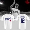 Los Angeles Dodgers Honoring Brian Wilson Limited Baseball Jersey