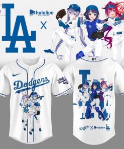 Los Angeles Dodgers x Hololive Night Limited Baseball Jersey