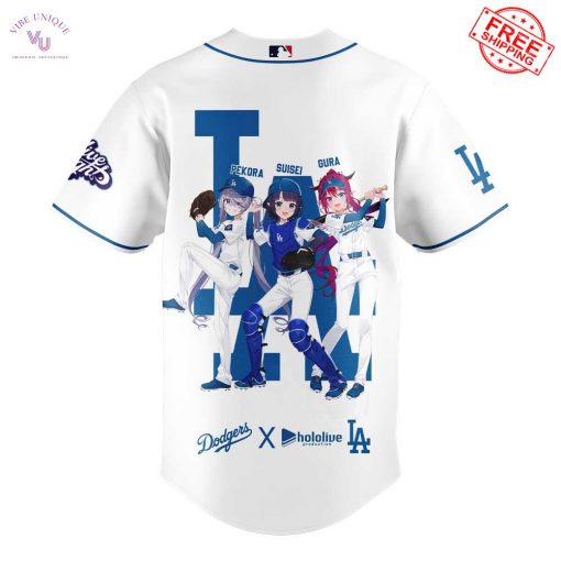 Los Angeles Dodgers x Hololive Night Limited Baseball Jersey