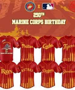 MLB All Team x 250th Marine Corps Birthday Limited Baseball Jersey