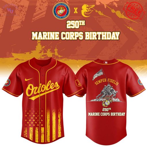 MLB All Team x 250th Marine Corps Birthday Limited Baseball Jersey