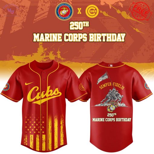 MLB All Team x 250th Marine Corps Birthday Limited Baseball Jersey