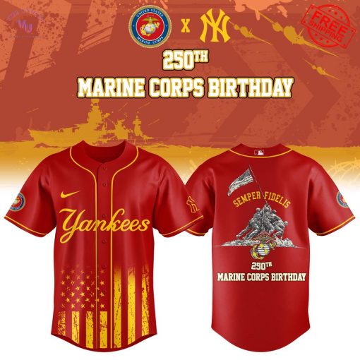 MLB All Team x 250th Marine Corps Birthday Limited Baseball Jersey