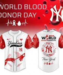 MLB All Team x World Blood Donor Day 2025 Limited Baseball Jersey 4