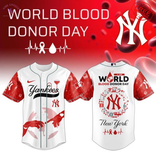 MLB All Team x World Blood Donor Day 2025 Limited Baseball Jersey