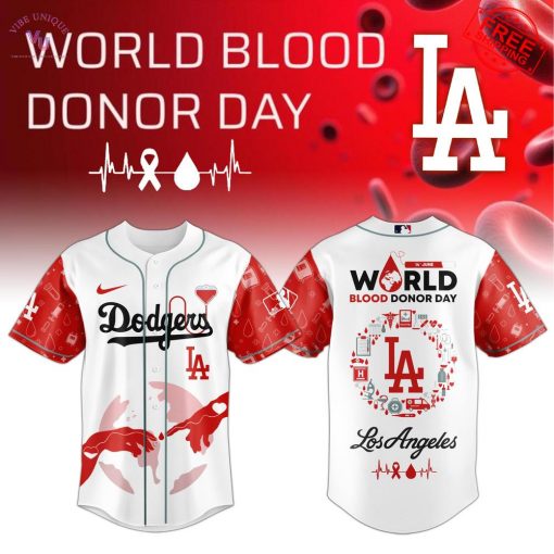 MLB All Team x World Blood Donor Day 2025 Limited Baseball Jersey