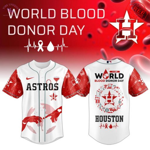 MLB All Team x World Blood Donor Day 2025 Limited Baseball Jersey