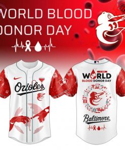 MLB All Team x World Blood Donor Day 2025 Limited Baseball Jersey 7
