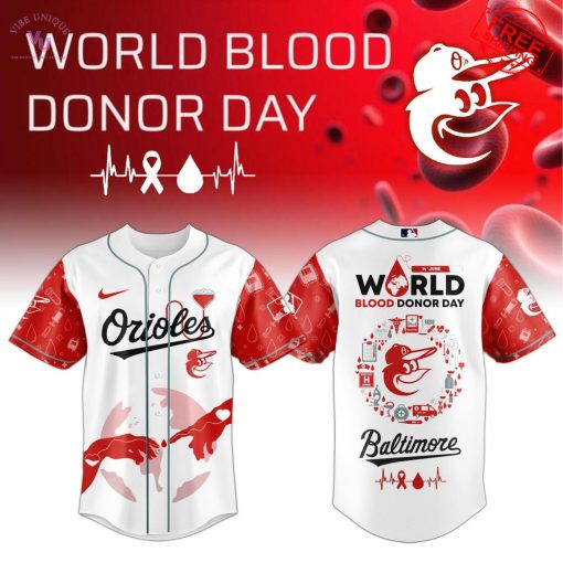 MLB All Team x World Blood Donor Day 2025 Limited Baseball Jersey