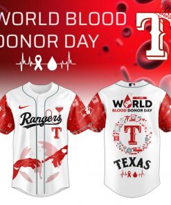 MLB All Team x World Blood Donor Day 2025 Limited Baseball Jersey 8