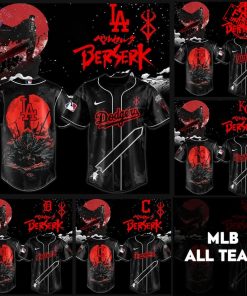 MLB x Berserk 2025 Black Version Limited Baseball Jersey