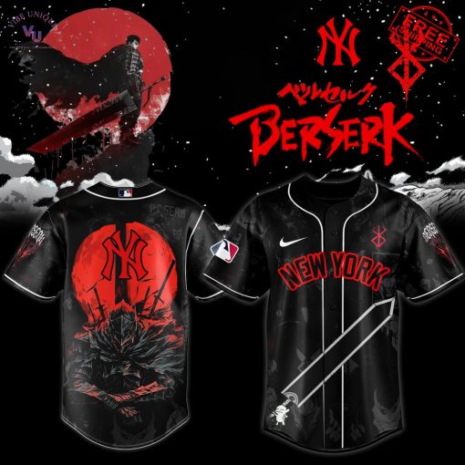 MLB x Berserk 2025 Black Version Limited Baseball Jersey