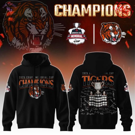 Medicine Hat Tigers 2025 Memorial Cup Champions Limited Merch Collection