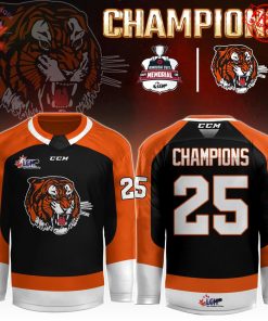 Medicine Hat Tigers Memorial Cup Champions 2025 Limited Hockey Jersey