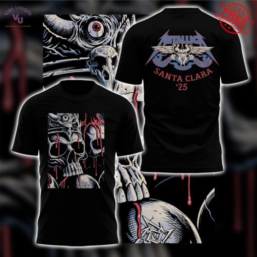 Metallica M72 World Tour Santa Clara 2025 Limited T-Shirt