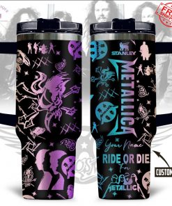 Metallica Ride Or Die Custom Name Limited Stanley Tumbler