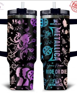 Metallica Ride Or Die Custom Name Limited Stanley Tumbler