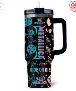 Metallica Ride Or Die Custom Name Limited Stanley Tumbler 3