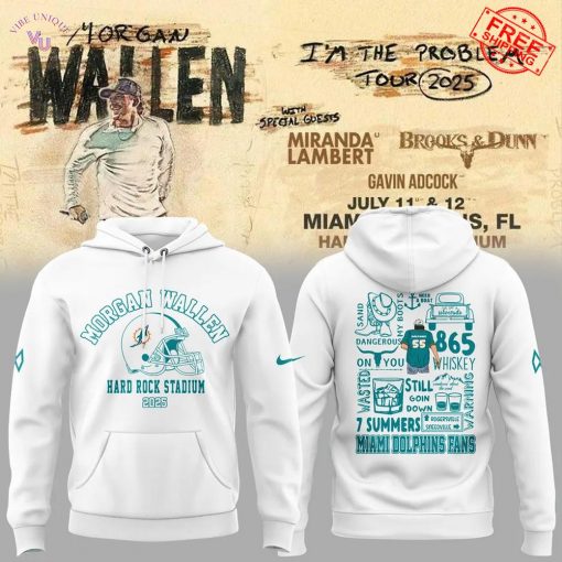 Miami Dolphins x Morgan Wallen Hard Rock Stadium Limited Merch Collection
