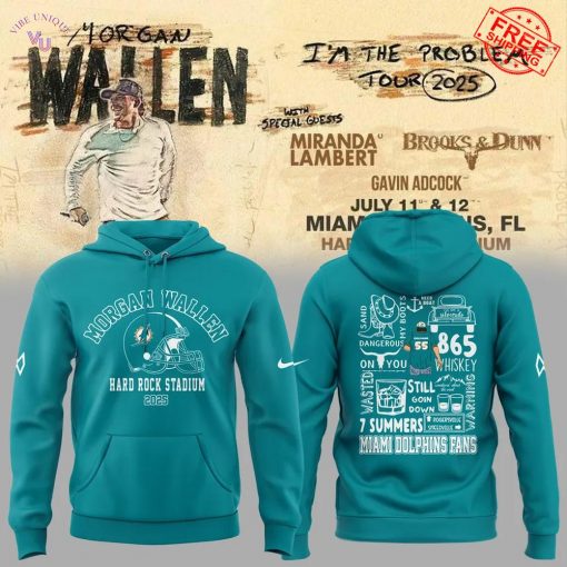 Miami Dolphins x Morgan Wallen Hard Rock Stadium Limited Merch Collection