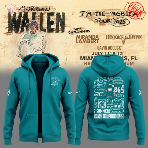 Miami Dolphins x Morgan Wallen Hard Rock Stadium Limited Merch Collection