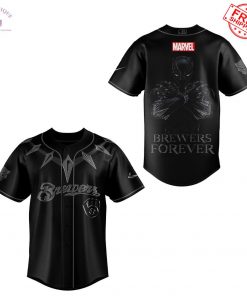 Milwaukee Brewers Black Panther 2025 Limited Baseball Jersey