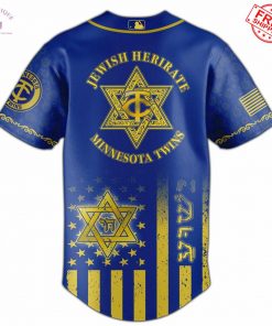 Minnesota Twins Jewish Heritage Night Special Baseball Jersey 3