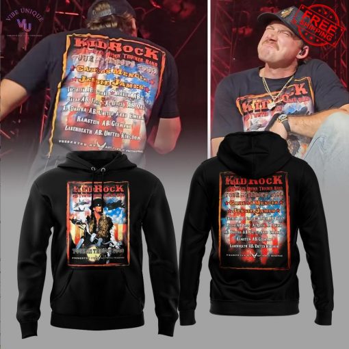 Morgan Wallen Live in Houston Kid Rock 2025 Limited Shirt Collection