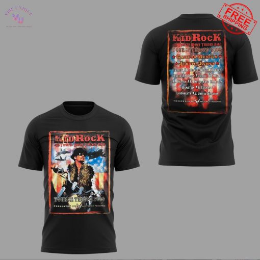 Morgan Wallen Live in Houston Kid Rock 2025 Limited Shirt Collection