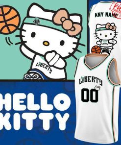 NY Liberty x Hello Kitty 2025 Personalized Limited Basketball Jersey