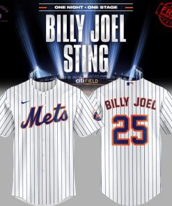 NY Mets x Billy Joel x Sting 2025 Limited Baseball Jersey