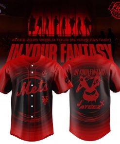 NY Mets x In Your Fantasy Ateez World Tour 2025 Limited Baseball Jersey