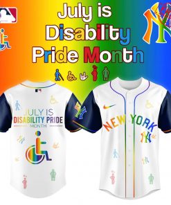 NY Yankees Disability Pride Month 2025 Limited Baseball Jersey