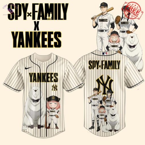 NY Yankees x Spy x Family 2025 Limited Baseball Jersey